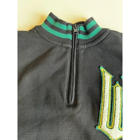 Universal Wicked The Musical‎ Kids Black Green Pullover Half Zip Sweatshirt Sz M - Picture 8 of 15